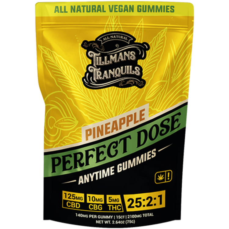 Tillmans Tranquils Tillmans Tranquils - Perfect Dose 25:1 Gummies 15ct
