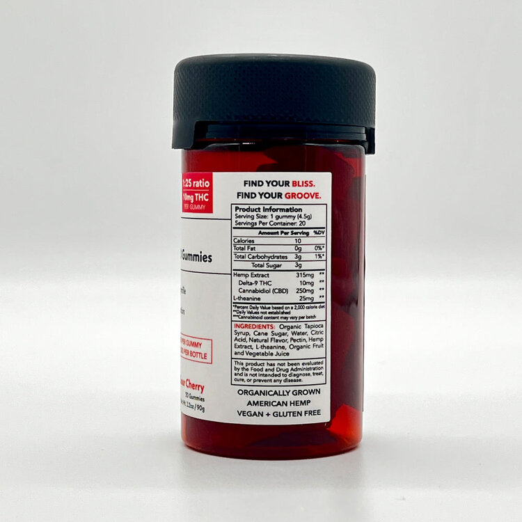 Bliss Bliss - Live Resin 10mg THC : 250mg CBD  Gummies