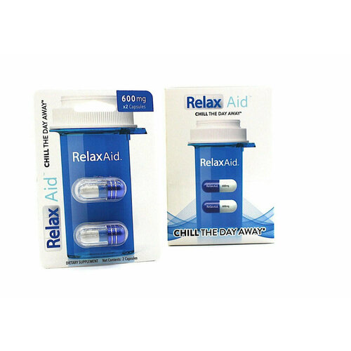 Relax Aid 600mg Calming Capsules Relax Aid 600mg Calming Capsules