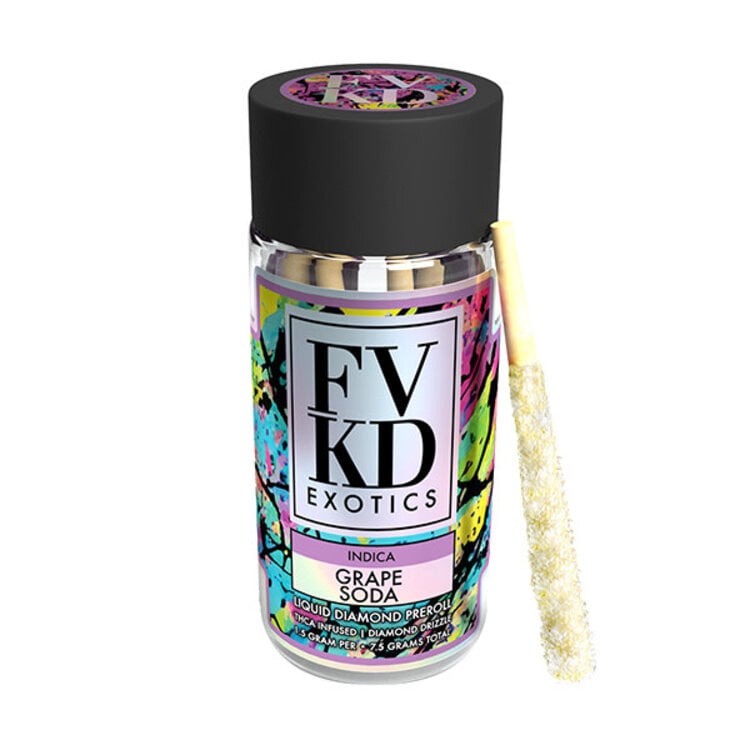 Fvkd Exotics Liquid Diamond Pre Rolls 5ct Ivy Smokers Boutique