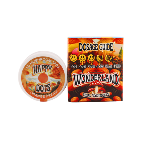 Wonderland Happy Dots Mushroom Tabs