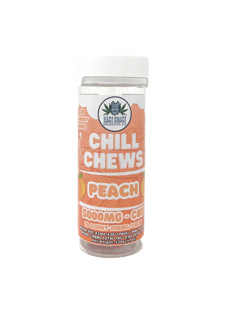 East Coast Collective (ECC) ECC - Chill Chews 250mgCBD:10mgTHC 20ct |