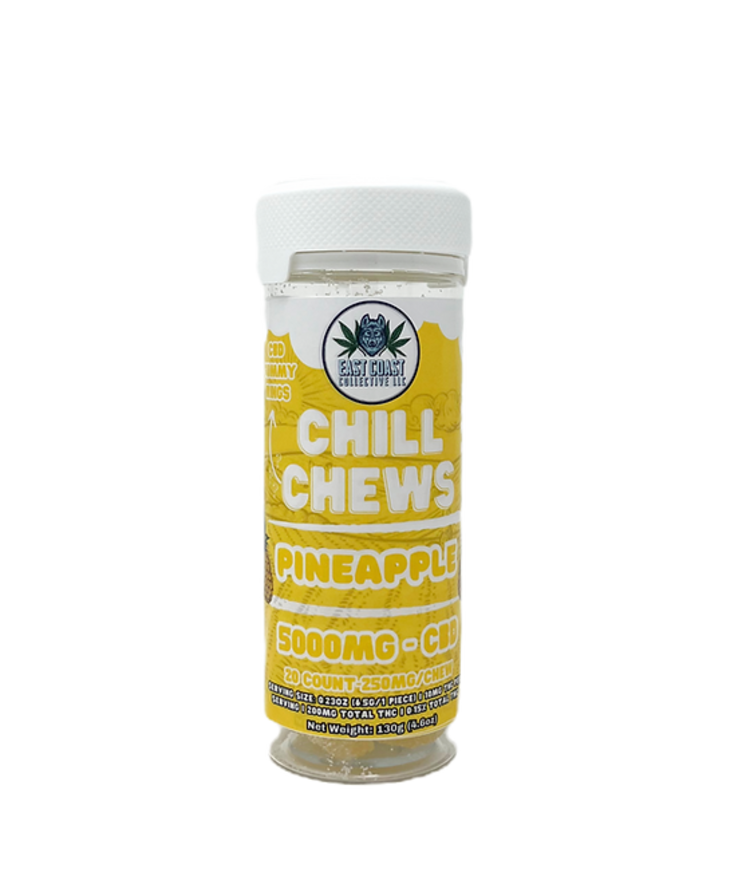 East Coast Collective (ECC) ECC - Chill Chews 250mgCBD:10mgTHC 20ct |