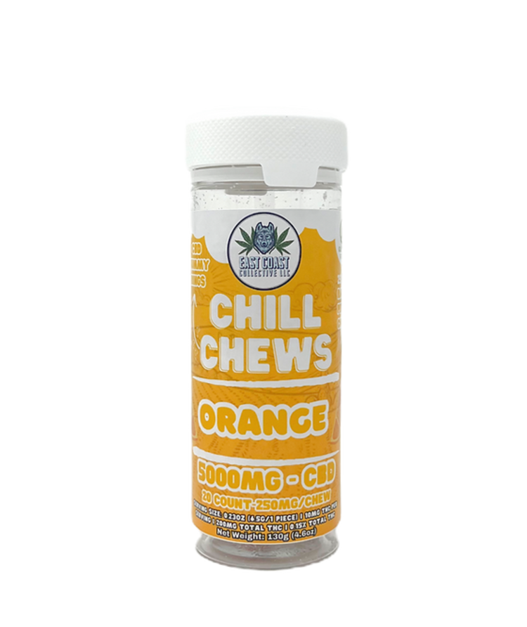 East Coast Collective (ECC) ECC - Chill Chews 250mgCBD:10mgTHC 20ct |