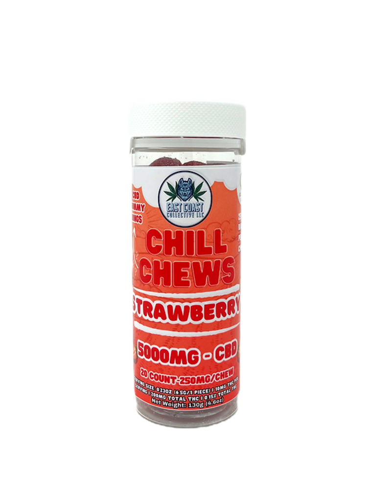East Coast Collective (ECC) ECC - Chill Chews 250mgCBD:10mgTHC 20ct |