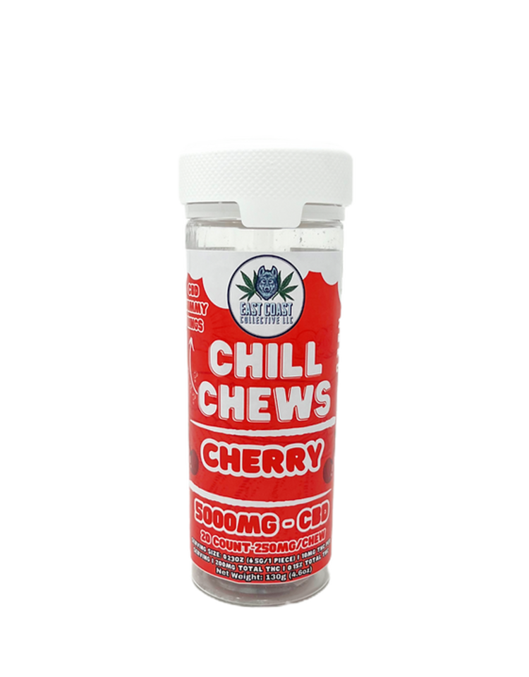 East Coast Collective (ECC) ECC - Chill Chews 250mgCBD:10mgTHC 20ct |