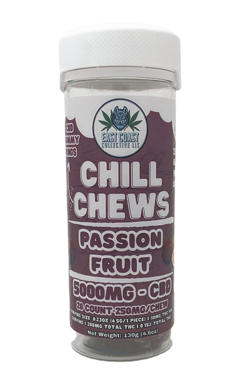 East Coast Collective (ECC) ECC - Chill Chews 250mgCBD:10mgTHC 20ct |