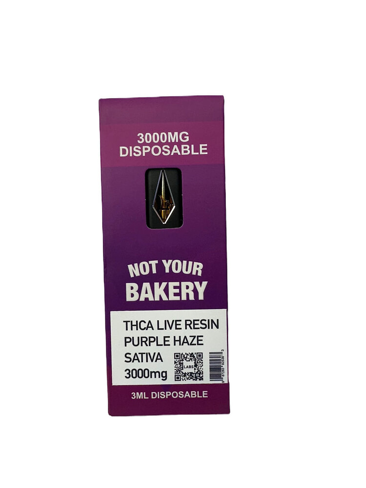 Not Your Bakery Not Your Bakery - THCA Live Resin 3G Disposable