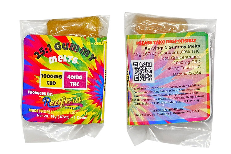 Redfern Hemp Co. Redfern Hemp Co. - 1550 CBD : 50 THC | Gummy Melts