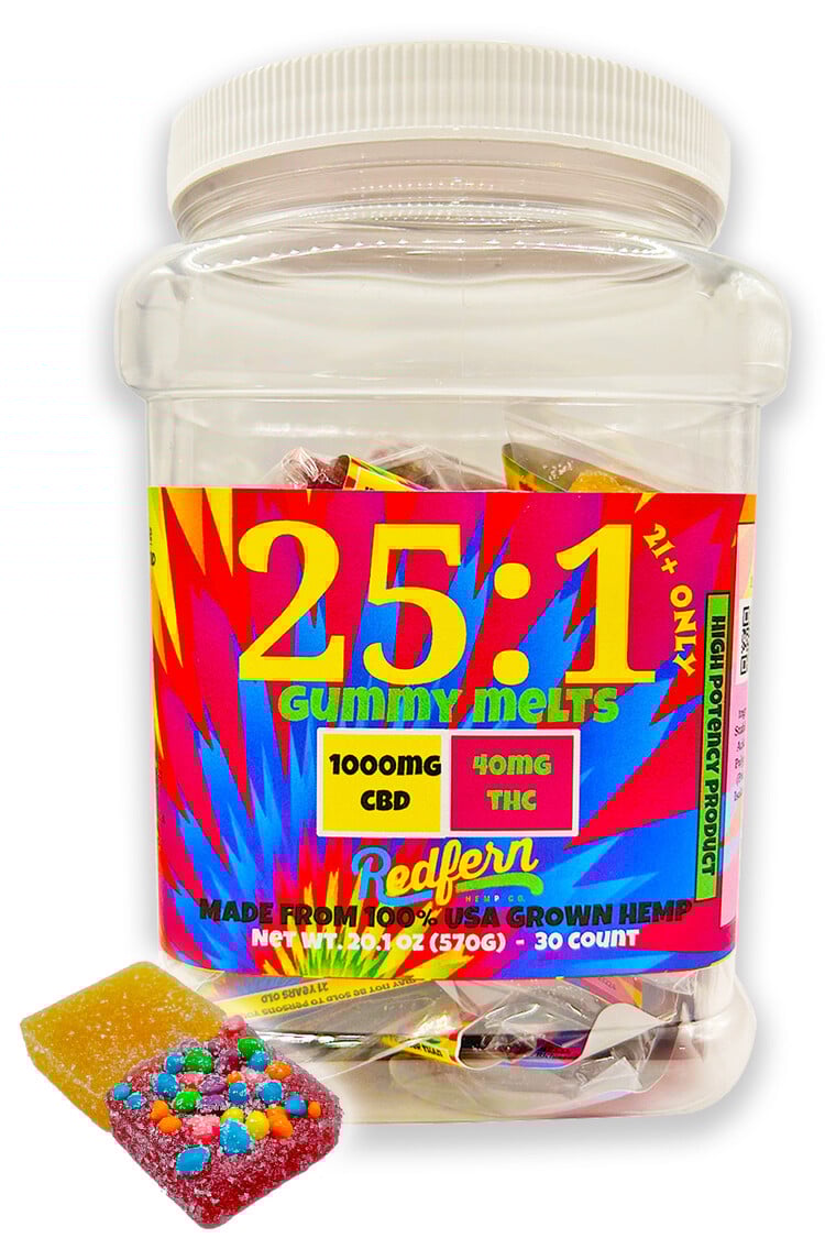 Redfern Hemp Co. Redfern Hemp Co. - 1550 CBD : 50 THC | Gummy Melts
