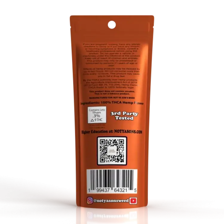 Not Ya Son's Weed Not Ya Son's Weed - THCA Preroll