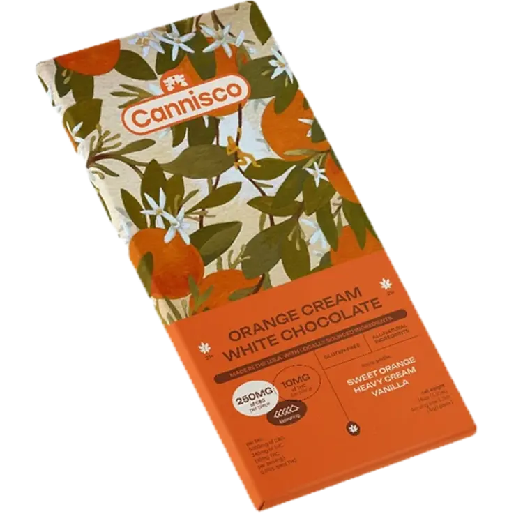 East Coast Collective (ECC) Cannisco - Elevate High Dose CBD & THC Chocolate Bar - 240mg THC : 6000mg CBD