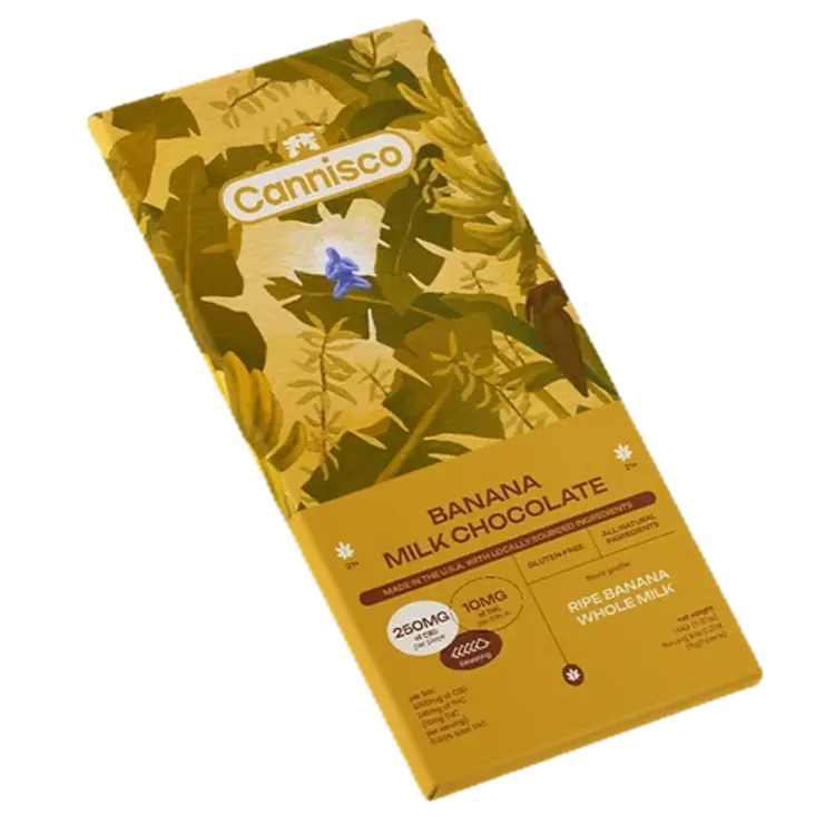 East Coast Collective (ECC) Cannisco - Elevate High Dose CBD & THC Chocolate Bar - 240mg THC : 6000mg CBD