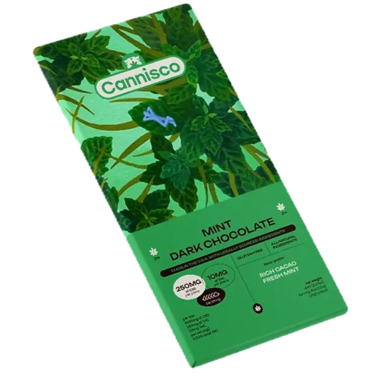 East Coast Collective (ECC) Cannisco - Elevate High Dose CBD & THC Chocolate Bar - 240mg THC : 6000mg CBD