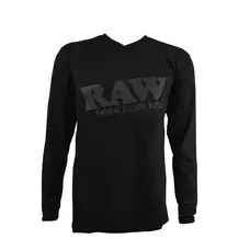 RAW Long Sleeve V-Neck Shirts