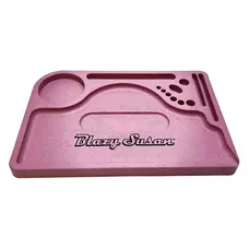 Blazy Susan Hemp Plastic Rolling Tray