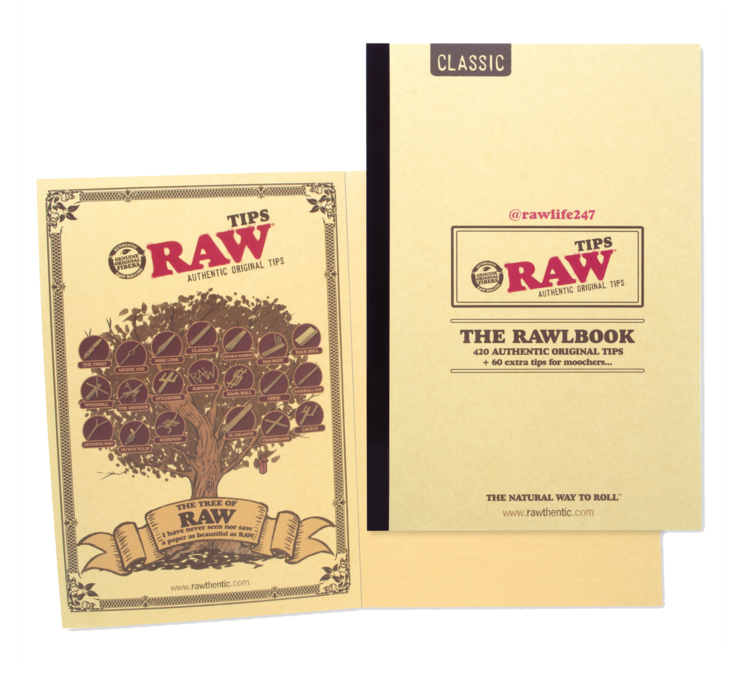 RAW RAW - RAWlbook 480 Ct Book of Unrefined Tips