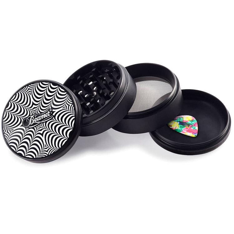 Beamer Beamer - Psychedelic Web 4-Piece Grinder 75mm |
