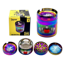 Shredder Premium Grinders | Style 1 (63x49mm) | Rainbow