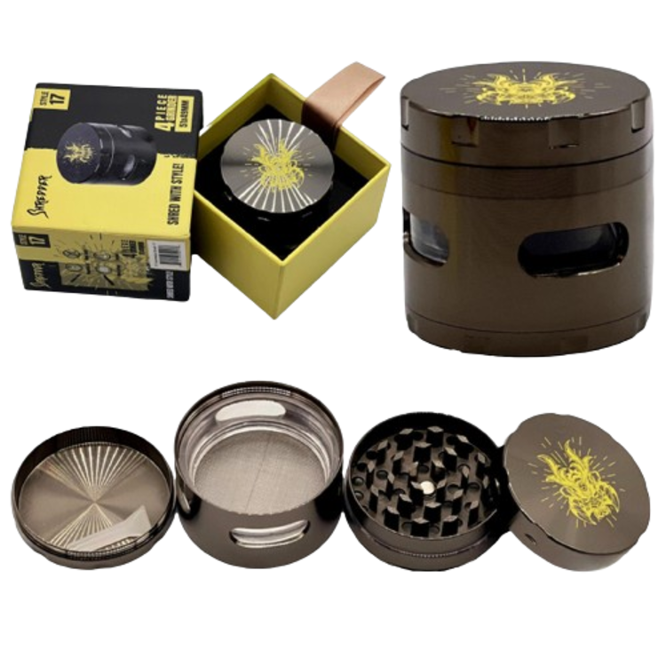 Shredder Shredder - Premium Grinders | Style 17 (51x49mm) | Gunmetal