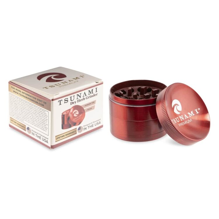 Tsunami Premium Tsunami - Sunken Top 50mm 4-Piece Grinder