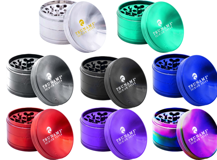 Tsunami Premium Tsunami - Sunken Top 63mm 4-Piece Grinder