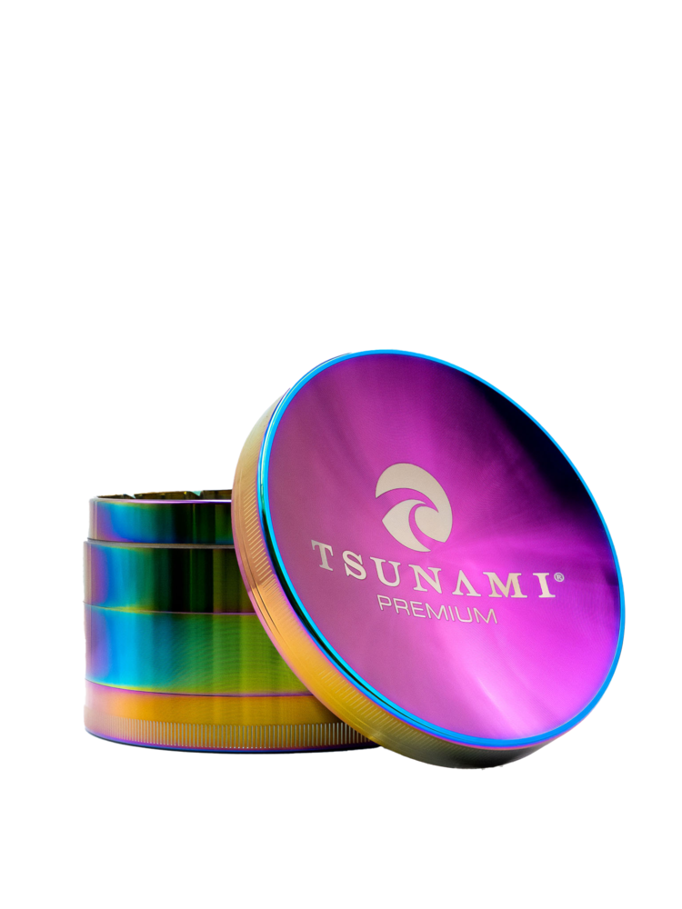 Tsunami Premium Tsunami - Sunken Top 100mm 4-Piece Grinder