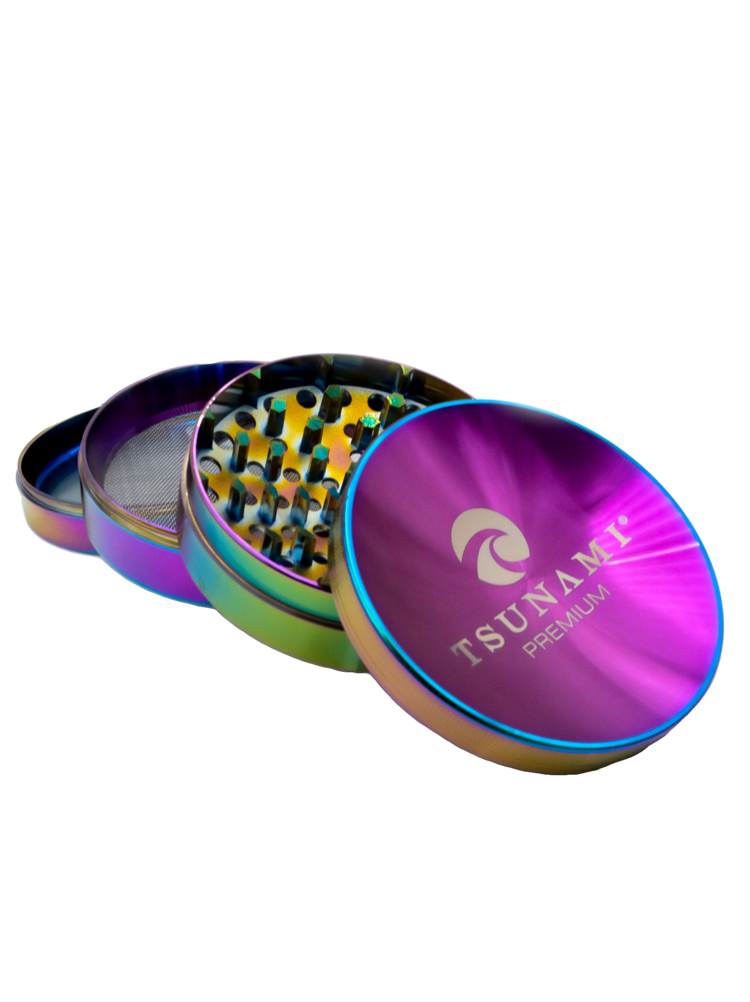 Tsunami Premium Tsunami - Sunken Top 100mm 4-Piece Grinder
