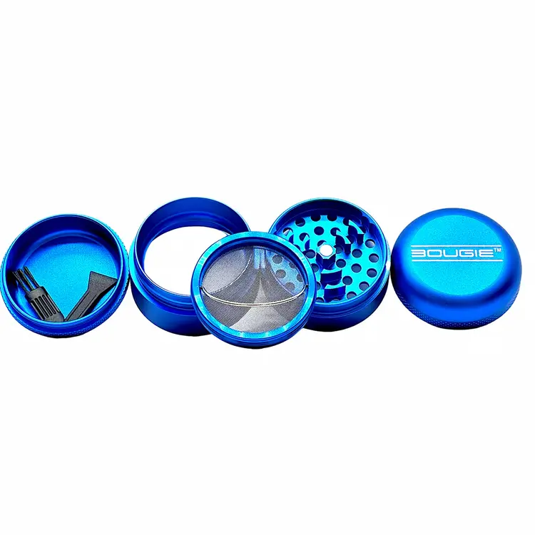 Bougie Glass Bougie Glass - Slick Grinder With Kief Catcher