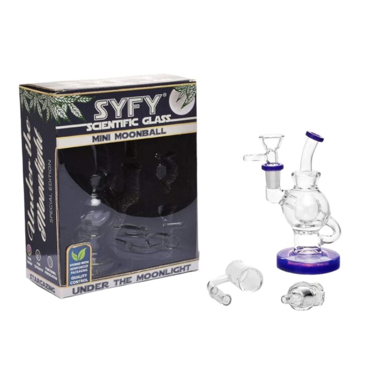 Syfy Glass Syfy Glass - Moonball Mini Rig Kit (Pink)