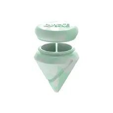 White Rhino Glow in the Dark Silicone Spinner Carb Cap + Terp Balls