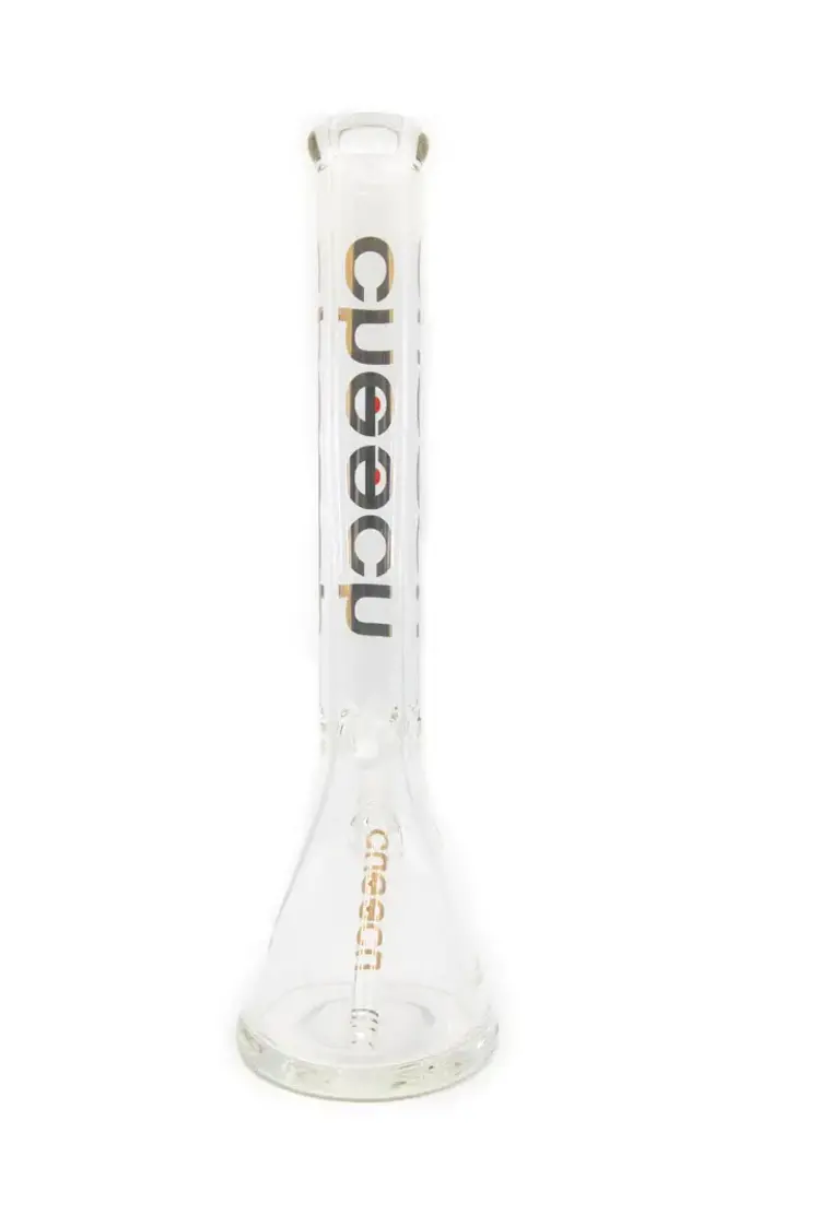 Cheech Cheech - 14" Beaker W/ Gold Logo 9MM Glass