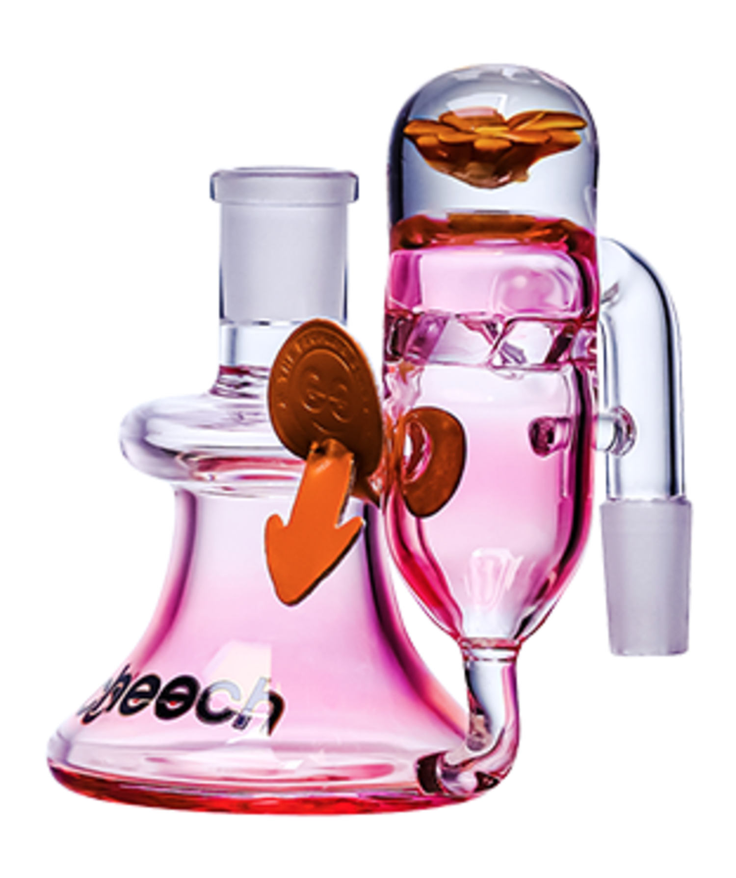 Cheech - Fumed Dry Ash Catcher | 14mm 90° - IVY Smoker's Boutique