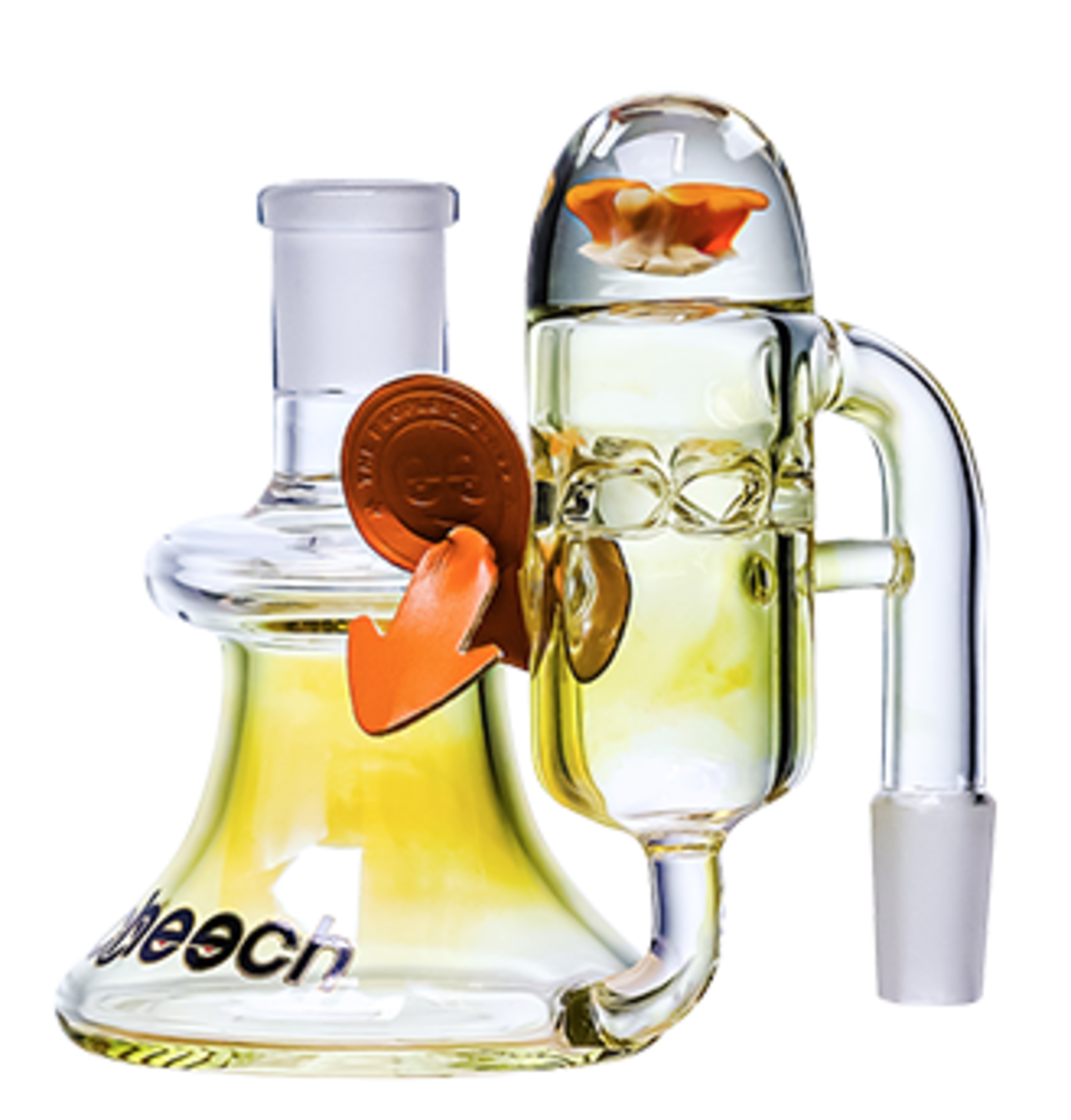 Cheech - Fumed Dry Ash Catcher | 14mm 90° - IVY Smoker's Boutique