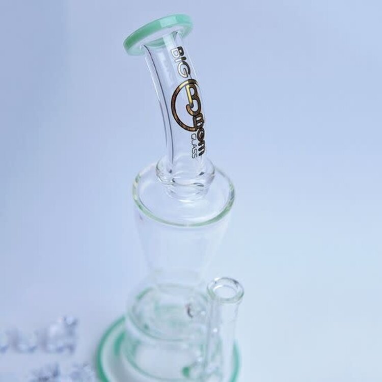 Big Mom Big Mom Glass - Water Pipe W/Honeycomb Perc & Flare Base | Dark Blue 10"