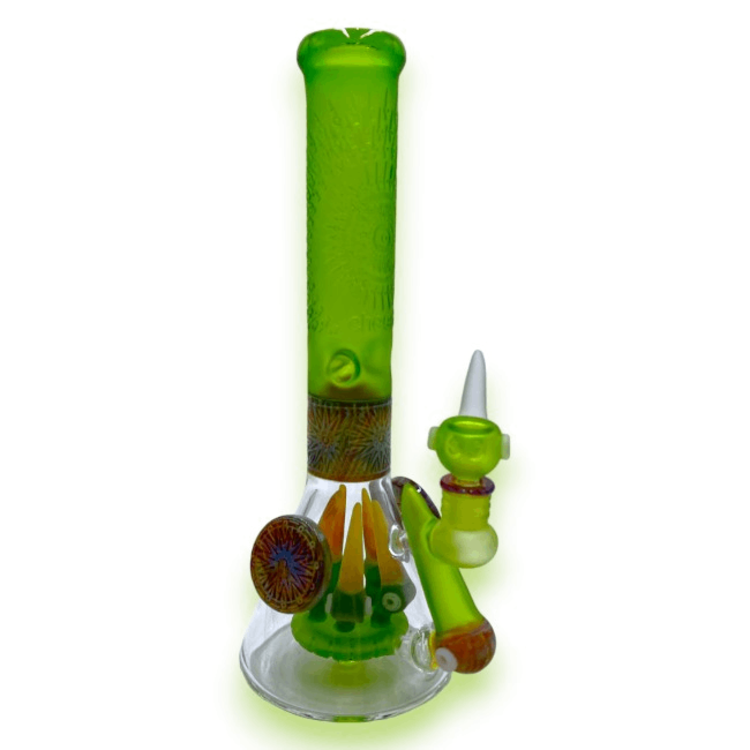 Cheech Cheech - You Can See Me Sandblasted Beaker | 15"