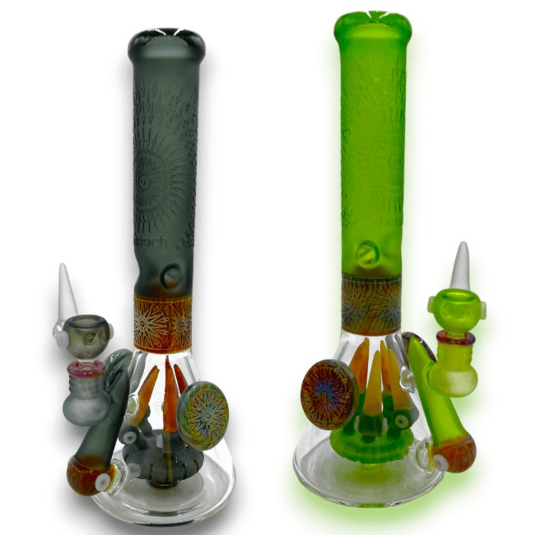 Cheech Cheech - You Can See Me Sandblasted Beaker | 15"