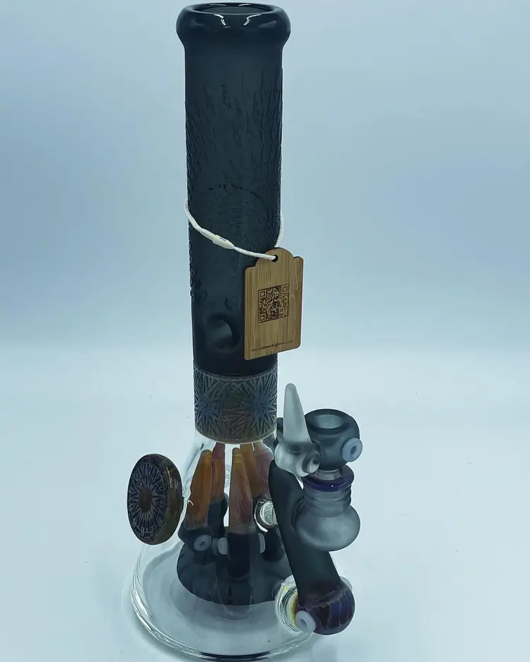 Cheech Cheech - You Can See Me Sandblasted Beaker | 15"