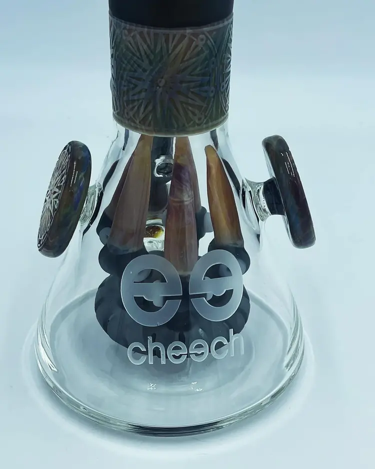 Cheech Cheech - You Can See Me Sandblasted Beaker | 15"