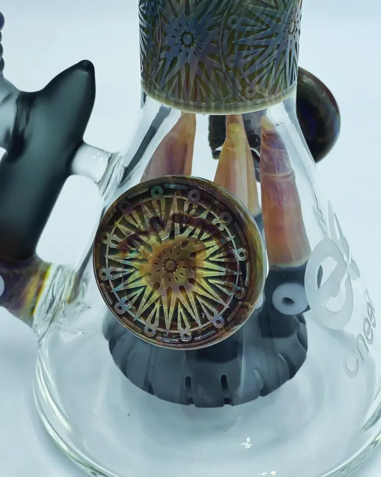 Cheech Cheech - You Can See Me Sandblasted Beaker | 15"