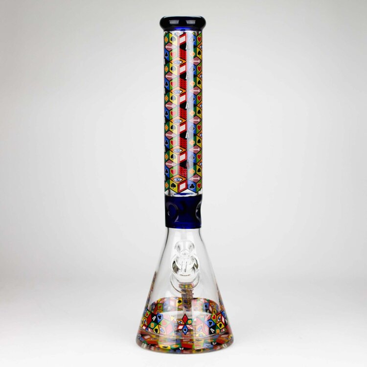 Lotus Lotus Glass - Ace of Spades Beaker | 9mm 17"