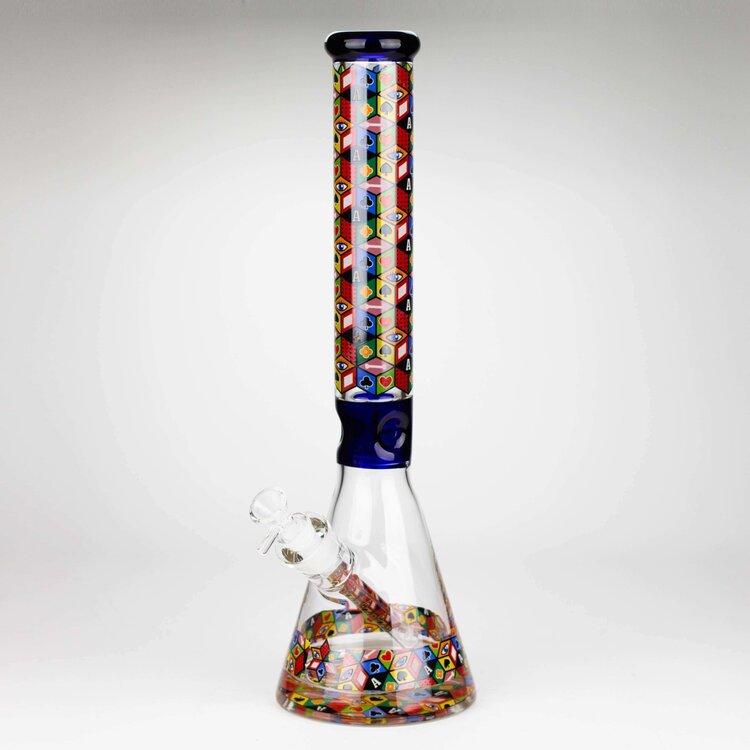 Lotus Lotus Glass - Ace of Spades Beaker | 9mm 17"