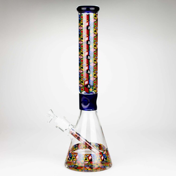 Lotus Lotus Glass - Ace of Spades Beaker | 9mm 17"