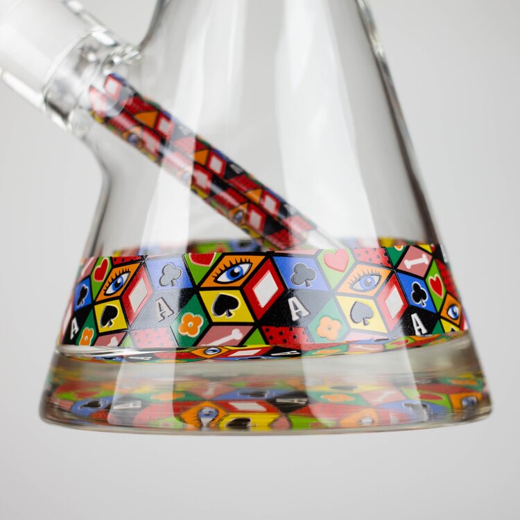 Lotus Lotus Glass - Ace of Spades Beaker | 9mm 17"