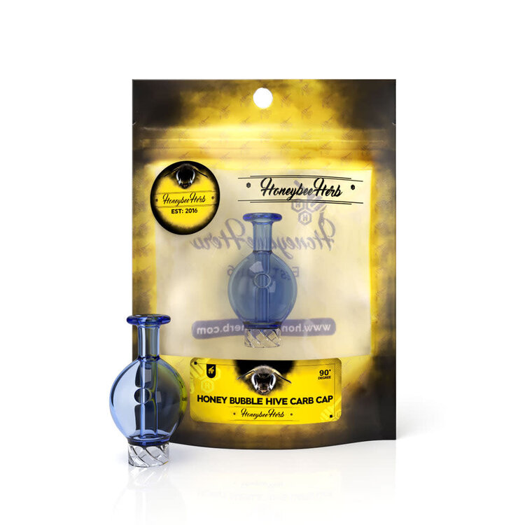 Honey Bee Herb Honeybee Herb - Yellow Line Honey Hive Bubble Carb Cap |