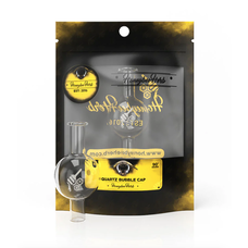 Honey Bee Herb Honeybee Herb - Quartz Bubble Carb Cap | Black Line