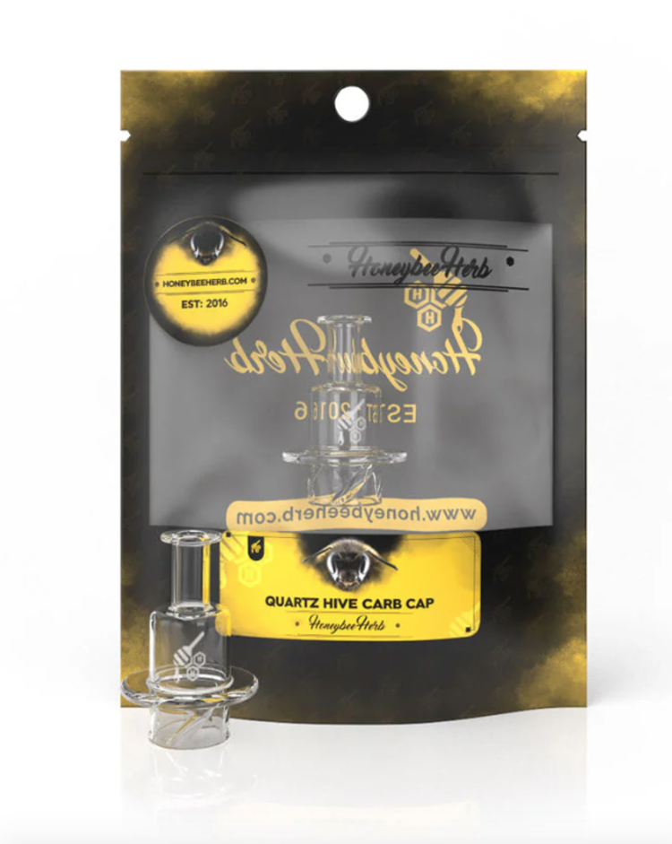 Honey Bee Herb Honeybee Herb - Quartz Honey Hive Carb Cap | Black Line