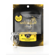 Honey Bee Herb Honeybee Herb - Quartz Stub Bubble Carb Cap | Black Line