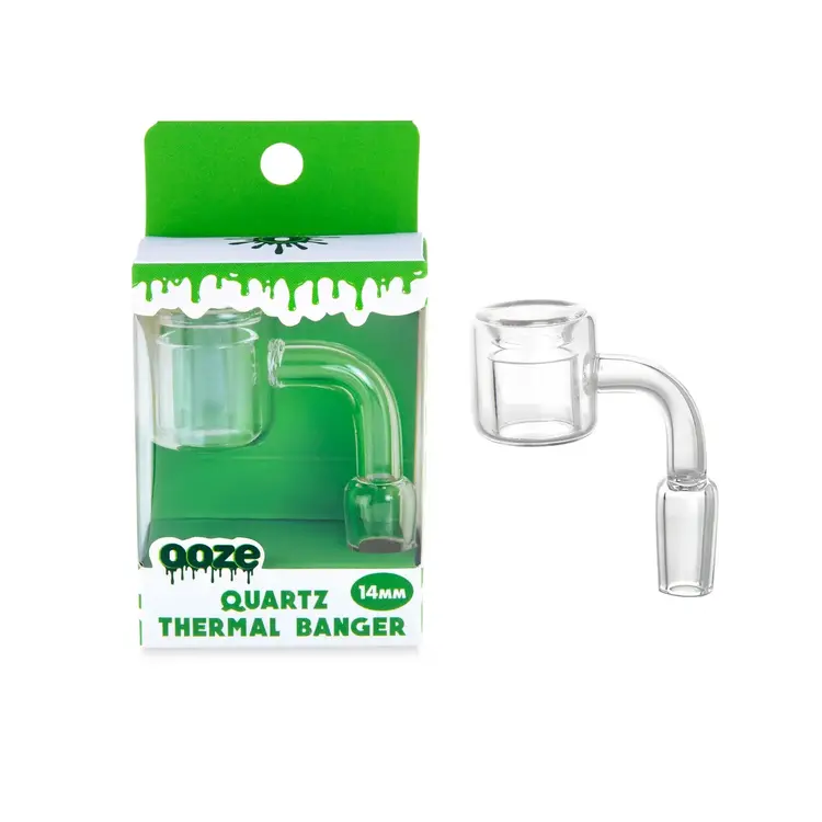 Ooze Ooze - Flat Top Quartz Thermal Banger | Male 14mm 90º