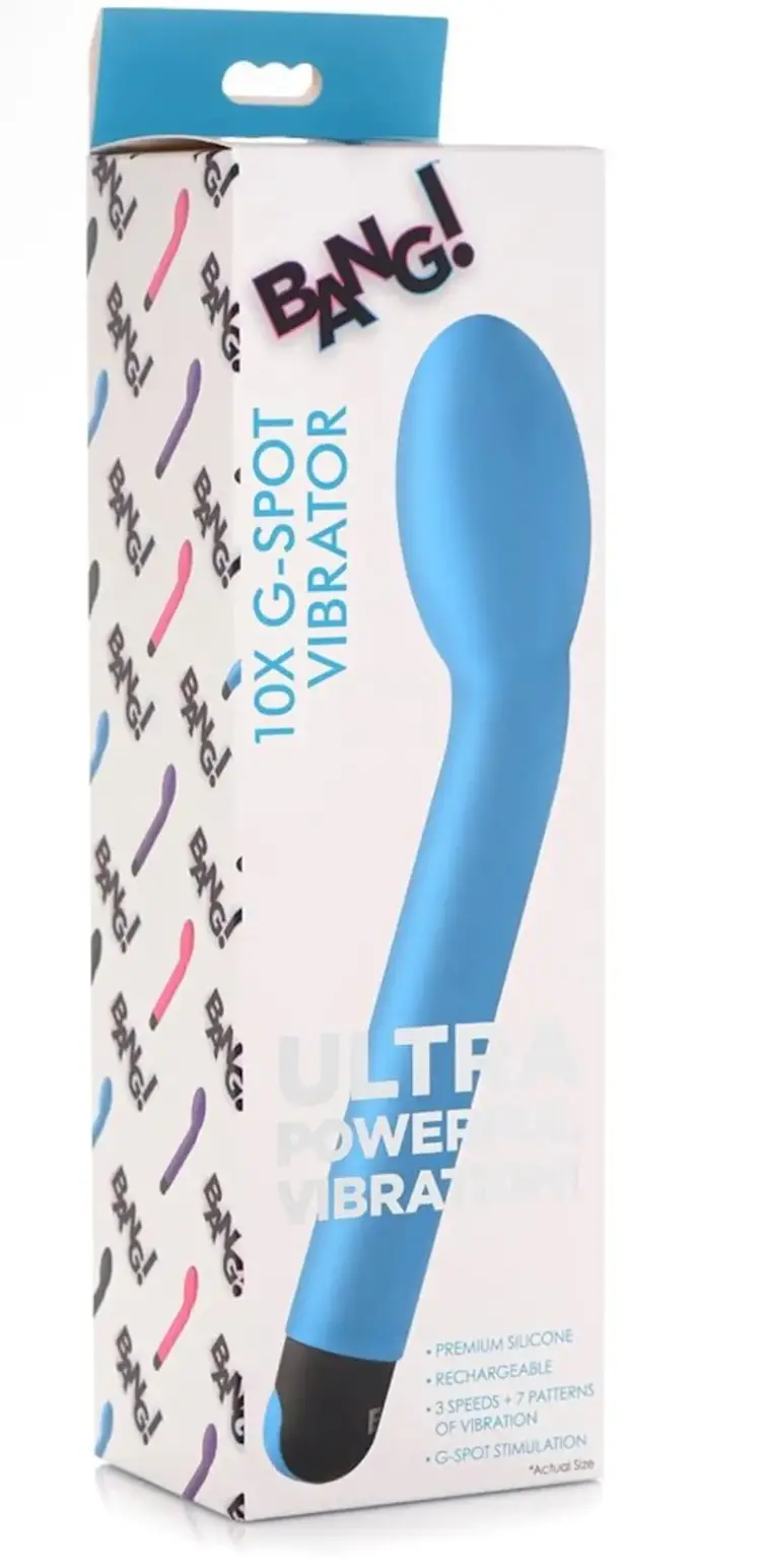 B-10X Bang! - 10X G Spot Silicone Vibrator